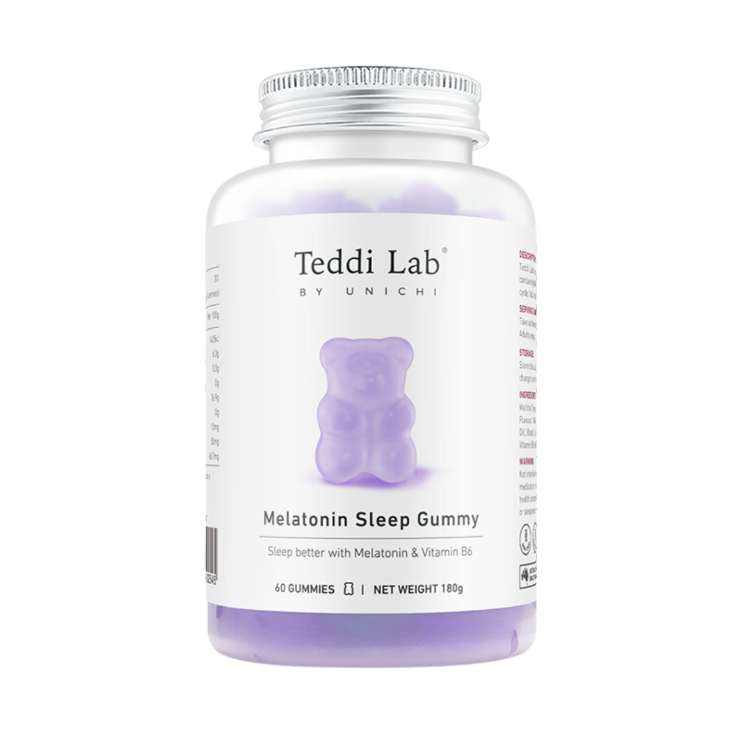 Unichi褪黑素睡眠小熊軟糖60粒Melatonin Sleep Gummy